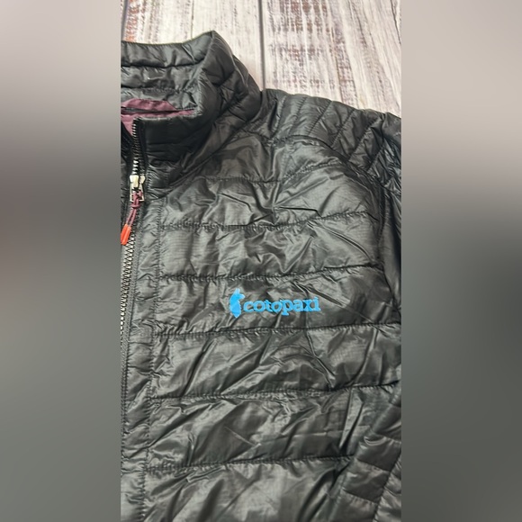 Cotopaxi Black and Burgundy Quilted Jacket - Picture 3 of 5